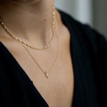 Gold Vermeil North Star Necklace, 4 of 6