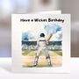 Cricket Birthday Card Personalised, thumbnail 1 of 2
