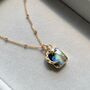 Labradorite, Moon And Star Triple Celestial Necklace, thumbnail 1 of 10