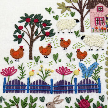 The Homestead Hand Embroidery Kit, 11 of 12