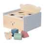 Personalised Wooden Teddy Sorterbox Puzzle, thumbnail 5 of 5