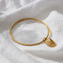 Personalised Limpet Shell Charm Bangle, thumbnail 4 of 7