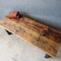 Industrial Reclaimed Custom Coffee Table Tv Stand 205, thumbnail 5 of 6