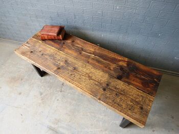 Industrial Reclaimed Custom Coffee Table Tv Stand 205, 5 of 6