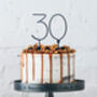 Wire Number Digit Cake Topper, thumbnail 1 of 4