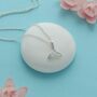 Petite Whale Tail Charm Necklace, thumbnail 1 of 2