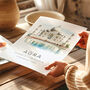 India Travel Print Of The Taj Mahal, thumbnail 4 of 7