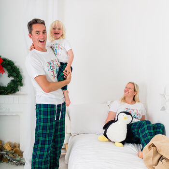 Personalised Christmas Family Pyjamas Any Wording, 4 of 12