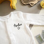 Create Your Own: Personalised Babygrow With Custom Text, thumbnail 6 of 12