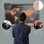 Compact Travel Gift Set World Map With Push In Pins And Personalised Scrapbook, thumbnail 7 of 12