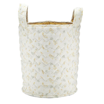 Large Quilted Storage Basket Mimosa By Avery Row | notonthehighstreet.com
