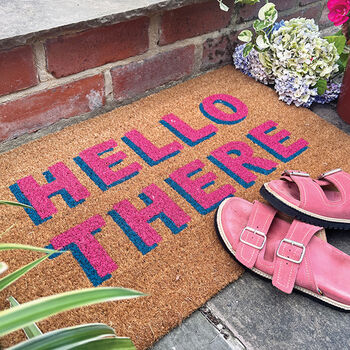 My Mat Printed Coir Doormat Hello There 45 X 75, 4 of 4