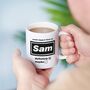Personalised World's Biggest Oasis Fan Name Mug, thumbnail 1 of 6