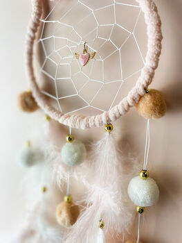 New Born Baby Room Gifts, Pink Good Dream Catcher, 4 of 6