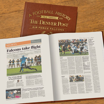 Air Force Falcons College Football Personalised Gift Newspaper History Book, 11 of 12