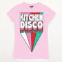 Kitchen Disco Women's Slogan T Shirt, thumbnail 6 of 6
