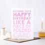 'Nothing Says Happy Birthday' Funny Birthday Card, thumbnail 1 of 2
