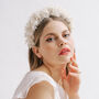 Luna Bridal Dried Flower Crown Wedding Headband, thumbnail 1 of 4