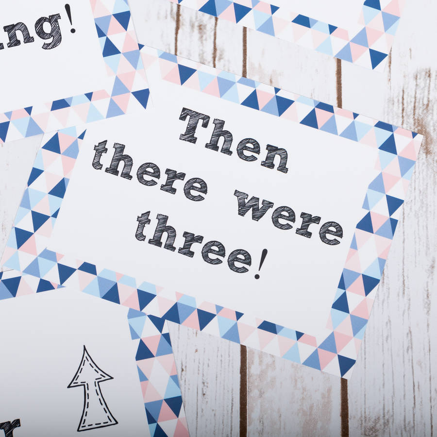 pregnancy announcement photo prop cards by betty bramble