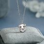 Schnauzer Dog Pendant Necklace In Sterling Silver, thumbnail 1 of 12