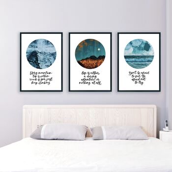 Life Is Either A Daring Adventure Or Nothing Print, 5 of 5