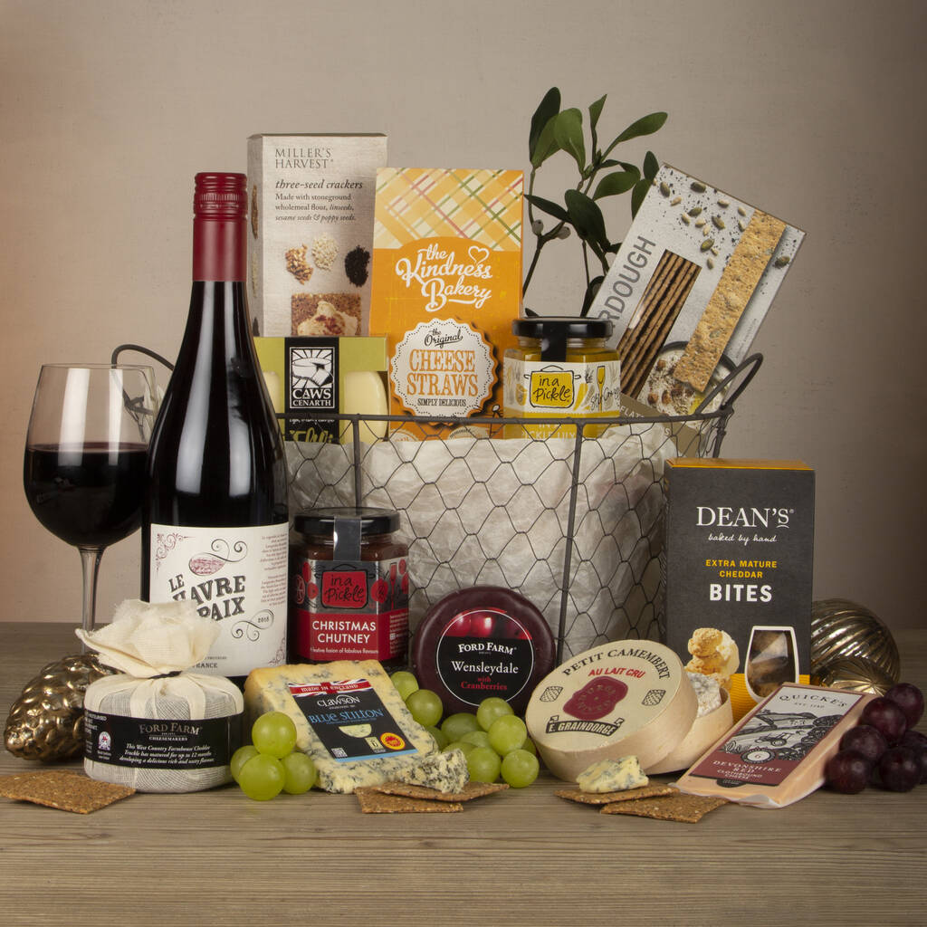 Cheese Lover's Christmas Gift Hamper By Virginia Hayward