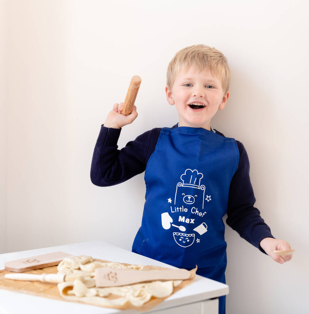 Personalised Little Chef Apron Baking Activity Gift Set, 1 of 6