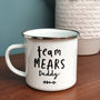 Family Personalised Enamel Mug Set, Team Surname Design, thumbnail 6 of 8