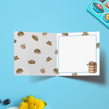 Bao Buns Card | Cute Greetings Card, 4 of 5