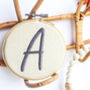 Personalised Initial Embroidery Decoration, thumbnail 1 of 6
