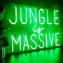 Jungle Is Massive LED Neon Sign, thumbnail 1 of 3