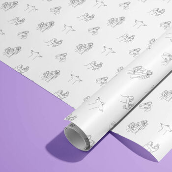 Jesus Wrapping Paper Roll, Baptism Wrapping Paper, 2 of 3