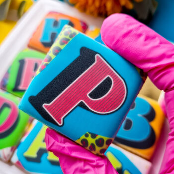 Birthday Biscuits Gift Box, Pop Art, Nine Pieces, 2 of 9