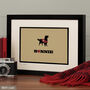 Personalised Golden Retriever Print For One Or Two Dogs, thumbnail 4 of 12