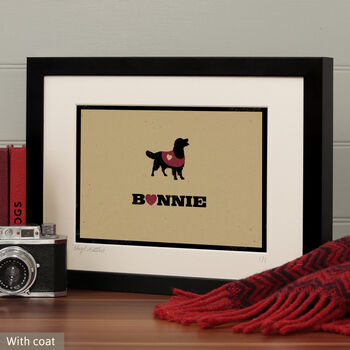 Personalised Golden Retriever Print For One Or Two Dogs, 4 of 12