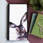 Inky Hare Faux Leather Phone Case With Card Slots, thumbnail 1 of 5