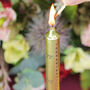 Gold Advent Candle For Christmas Countdown, thumbnail 1 of 5