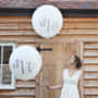 White Mr And Mrs Giant Wedding Balloons Decoration, thumbnail 1 of 3