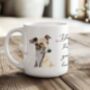 Personalised Greyhound Dog Hearts Pet Gift Mug, thumbnail 1 of 2