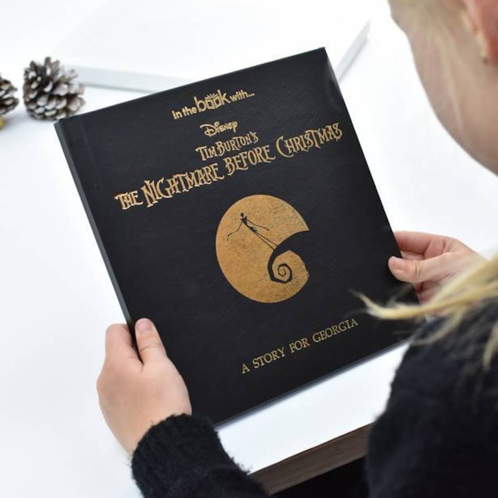 Download Personalised Nightmare Before Christmas Book By The Letteroom Notonthehighstreet Com 3D SVG Files Ideas | SVG, Paper Crafts, SVG File