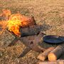 Personalised Couples 11th Steel Anniversary Fire Pit, thumbnail 3 of 8