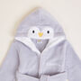 Personalised Penguin Fleece Robe, thumbnail 3 of 6