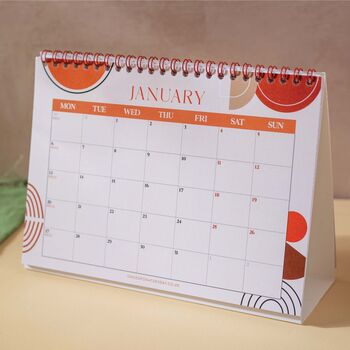 2025 Desk Calendar | Abstract Boho, 5 of 6