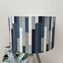 Seattle Blue Retro Style Drum Lampshades, thumbnail 6 of 8