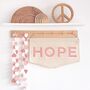 'HOPE' Wall Hanging In Custom Colours, thumbnail 1 of 6