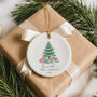 Personalised Baby’s First Christmas Decoration Bauble, thumbnail 4 of 9