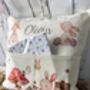 Personalised Kids Easter Pocket Cushion, Easter Reading Pillow, thumbnail 3 of 4