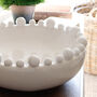 Large Decorative White Bowl, thumbnail 2 of 3