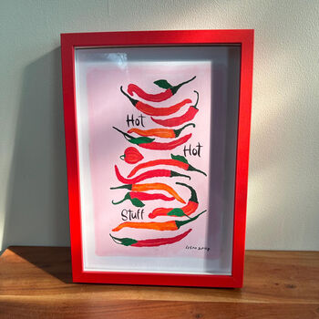 Hot Hot Stuff Chilli A4 Art Print, 5 of 8
