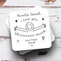 Personalised Auntie Mug 'Love You This Much', thumbnail 4 of 4